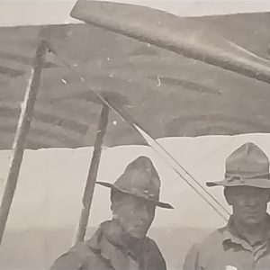 photo-card-world-war-one-of-camo-plane-and-crew-pilot