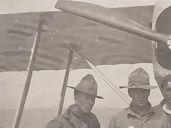 photo-card-world-war-one-of-camo-plane-and-crew-pilot