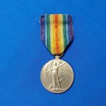 british-issue-victory-medal-engraved-to-gunner-doyle-world-war-one-ribbon