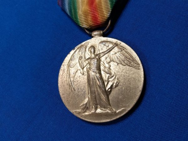 british-issue-victory-medal-engraved-to-gunner-doyle-world-war-one-ribbon