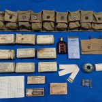 enlisted-medical-belt-wwi-world-war-one-with-partial-contents-bandages-bottle-pouch-wound-tags-and-tape-other-items-as-well-excellent-all-original