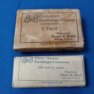 enlisted-medical-belt-wwi-world-war-one-with-partial-contents-bandages-bottle-pouch-wound-tags-and-tape-other-items-as-well-excellent-all-original