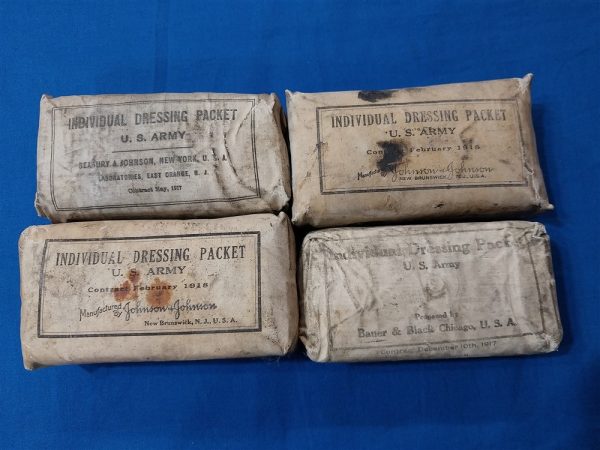 enlisted-medical-belt-wwi-world-war-one-with-partial-contents-bandages-bottle-pouch-wound-tags-and-tape-other-items-as-well-excellent-all-original