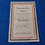 world-war-one-german-book-of-songs-dated-for-the-first-year-of-war