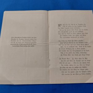 world-war-one-german-book-of-songs-dated-for-the-first-year-of-war