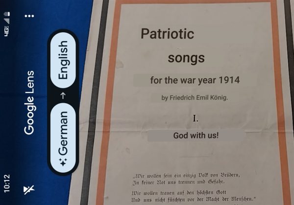 world-war-one-german-book-of-songs-dated-for-the-first-year-of-war