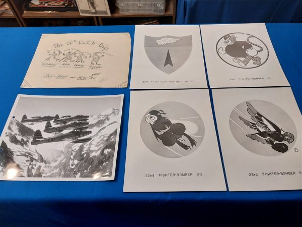 grouping-36th-bomb-bomber-korean-war-era-with-2-yearbooks-tons-of-photos-and-letters-excellent condition-fighter-unit