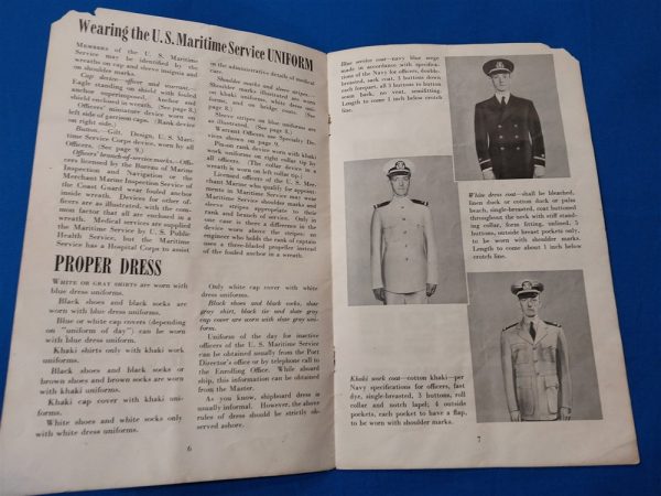 united-states-merchant-service-world-war-two-officers-handbook-photos-uniforms-wwii