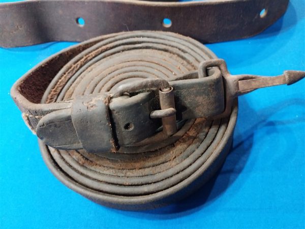 saddle-cinch-and-tie-rope-for-mcclellan-pre-world-war-one-era-very-flexible-leather-horse-rope-wwi