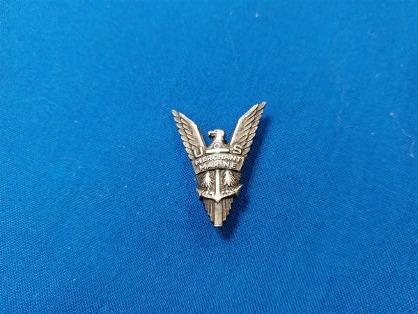 cap-pin-for-the-merchant-marines-with-v-shaped-wings-no-enamel-pattern-sterling-marked-world-war-two