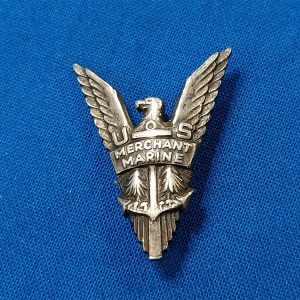 cap-pin-for-the-merchant-marines-with-v-shaped-wings-no-enamel-pattern-sterling-marked-world-war-two