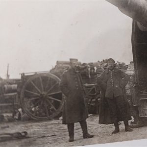 Photo-of-world-war-one-field-krupp-gun-in-field-looks-like-big-bertha-