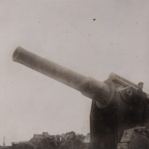 Photo-of-world-war-one-field-krupp-gun-in-field-looks-like-big-bertha-