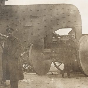 Photo-of-world-war-one-field-krupp-gun-in-field-looks-like-big-bertha-