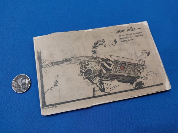 cartoon-card-book-from-the-american-ambulance-service-in-italy-world-war-one-13-total-cover-damaged