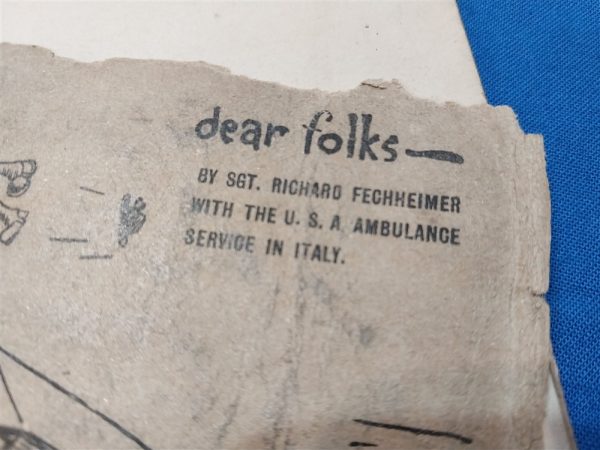 cartoon-card-book-from-the-american-ambulance-service-in-italy-world-war-one-13-total-cover-damaged