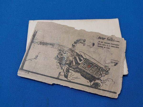 cartoon-card-book-from-the-american-ambulance-service-in-italy-world-war-one-13-total-cover-damaged