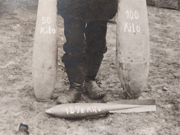 rppc-real-picture-post-card-world-war-one-german-bomber-with-3-bombs-posed