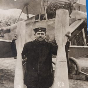 rppc-real-picture-post-card-world-war-one-german-bomber-with-3-bombs-posed