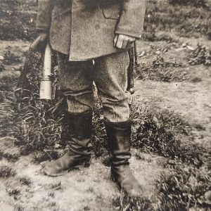 real-picture-post-card-of-german-soldier-in-the-field-with-potato-masher-gear-rifle