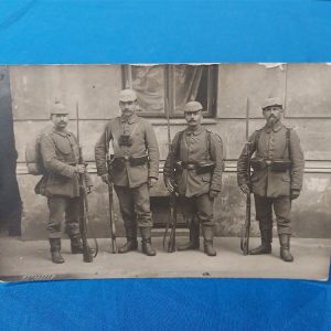 german-real-picture-post-card-world-war-one-rppc-soldiers-4-unit-identified