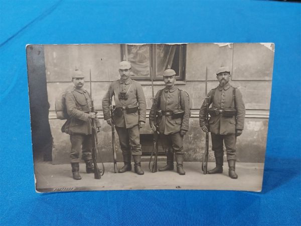 german-real-picture-post-card-world-war-one-rppc-soldiers-4-unit-identified