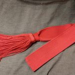 british-senior-nco-shoulder-sash-red-world-war-two-cotton-dress-warrant sgt