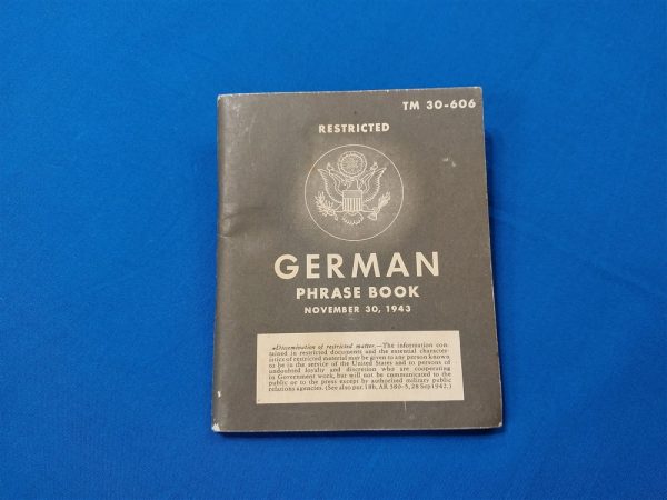 tm30-606-manual-book-of-german-phrases-that-are-used-in-the-field-1943-dated