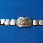 world-war-two-bracelet-made-of-aluminum-named-to-soldier-theater-of-italy-names-of-cities-large-eagle-on-front-large-size