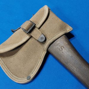 world-war-one-hatchet-with-original-cover-enlisted-medical-belt-1918-dated-canvas