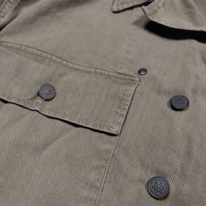 world-war-two-army-battle-jacket-in-harringbone-twill-size-38-r-condition-is-excellent-with-black-star-buttons-and-gas-flap