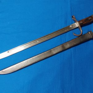 world-war-two-japanese-training-bayonet-type-97-with-matching-scabbard-100-correct-early-quillion