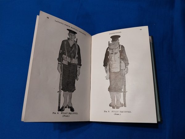 naval-landing-force-manual-1917-dated-hard-cover-with-gold-embossed-sailor-on-back-553-pages