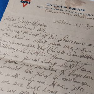 world-war-one-letters-27-total-to-a-mrs-hughes-in-missouri-includeng-usmc-aero-squadrons-and-others-1918-1917