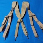 world-war-two-original-m1936-suspenders-dated-1943-unissued condition-with-scarcer-maker-stamp-smithline