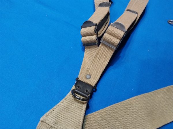 world-war-two-original-m1936-suspenders-dated-1943-unissued condition-with-scarcer-maker-stamp-smithline