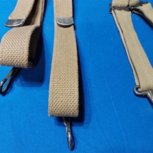 world-war-two-original-m1936-suspenders-dated-1943-unissued condition-with-scarcer-maker-stamp-smithline