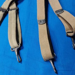 world-war-two-original-m1936-suspenders-dated-1943-unissued condition-with-scarcer-maker-stamp-smithline