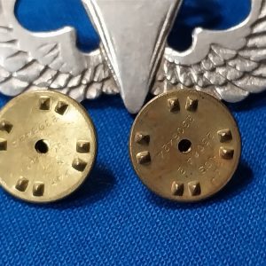 korean-war-era-master-jump-wings-sterling-set-with-correct-clutches-worn-flat