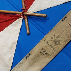 signal-corps-wwi-flag-set-in-original-bag-with-oak-poles-complete-world-war-one-issue