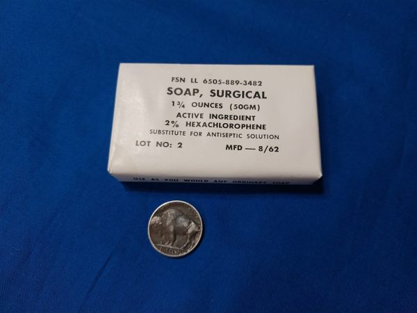 Surgical soap VN 1962 - Doughboy Military Collectables Springfield Missouri