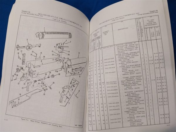 tm9-1005-manual-for-the-XM16E1-rifle-and-early-m16-techinical-break-downs-photos-soft-cover