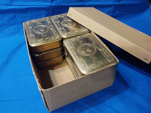 princess-mary-christmas-tin-shipping-box-for-12-pieces-original-empty-near-mint-original-scarce-world-war-one