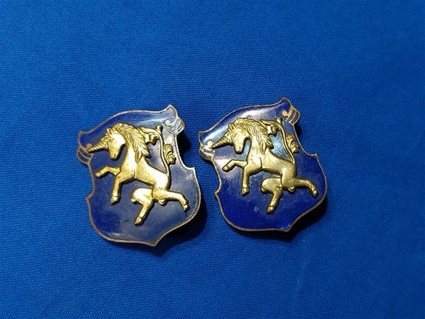 nineteen-fifties-made-german-theater-made-patch-and-insignia-6th-cavalry-regiment-horse-set