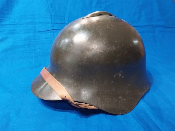 m36-russian-helmet-with-original-leather-first-year-manufacture-liner-and-chin-strap-paint-original-markings-excellent-condition-three-rivet-scarce