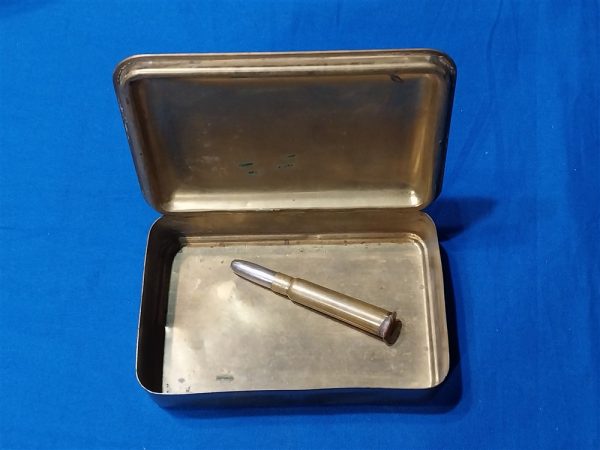 world-war-one-british-princess-mary-christmas-1914-brass-box-with-bullet-pencil-in-used-condition