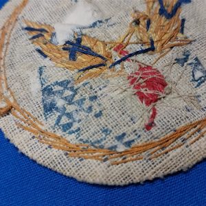 world-war-two-air-corps-ac-patch-theater-made-in-italy-bullion-wings-and-details-on-purple-felt-material