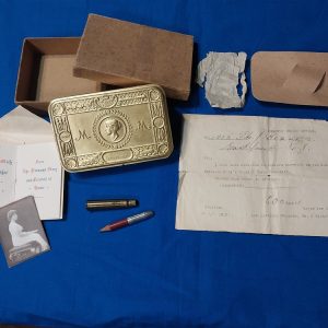 world-war-one-princess-christmas-1914-box-with-named-paperwork-and-contents-of-pencil-and-small-private-shipping-box