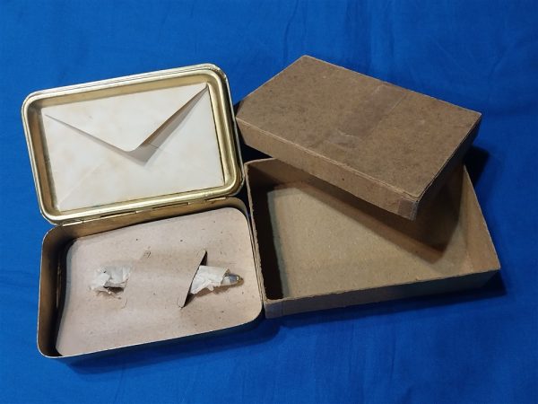 world-war-one-princess-christmas-1914-box-with-named-paperwork-and-contents-of-pencil-and-small-private-shipping-box