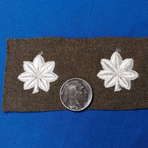 world-war-two-rank-insignia-for-lieutenant-colonel-army-wwii-emb-embroidered-in-white-on-olive-drab-wool-lt